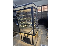 3-Shelf (100X70x190 Cm) Vertical Type Cake And Dessert Display Cabinet - 1