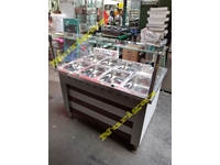 Stainless Steel 8-Eye 125X85 cm Food Buffet Counter - 1
