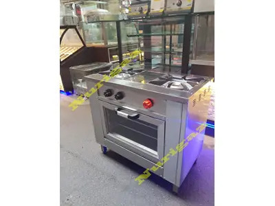 2-Eye (90X50x85 cm) Stainless Steel Stove