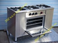 2-Eye (90X50x85 cm) Stainless Steel Stove - 1