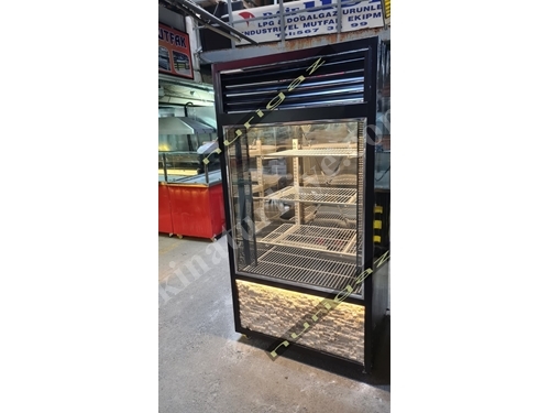4-Shelf 100X85x190 Cm Refrigerated Vertical Kebab Meat Butcher Cabinet