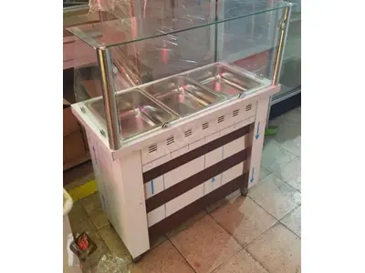 3 Gözlü Ayaklı Benmari Tezgahı