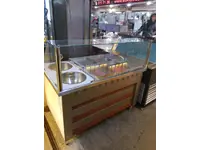 6+2 8 Gözlü Tepsili Model Yemeklik Benmari Tezgahı