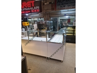 150x150 Cm Refrigerated L Type Raw Meatball Counter - 4