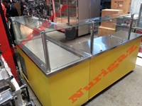 150x150 Cm Refrigerated L Type Raw Meatball Counter - 6