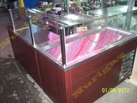 150x150 Cm Refrigerated L Type Raw Meatball Counter - 8