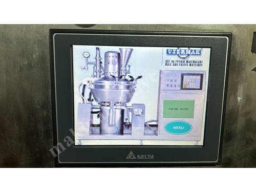 100 Lt Water Cooled Automatic PLC Cream Cooking Machine