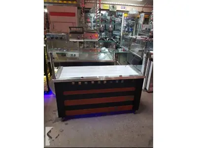 150X60x85 Cm Electric and Tube Heated Pastry Counter