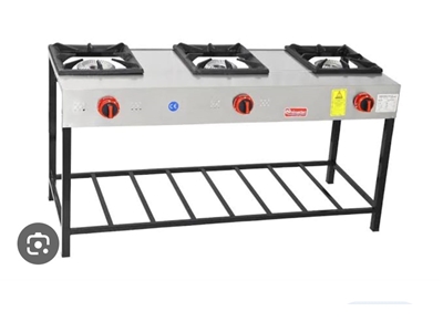 140X50 cm 3-Burner Stainless Gas Stove - 0