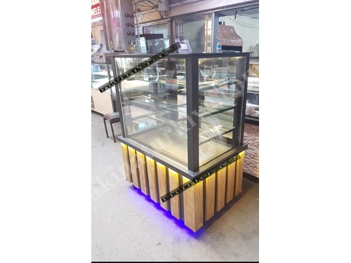 100 cm 4 Shelf Wheeled Pastry Cabinet