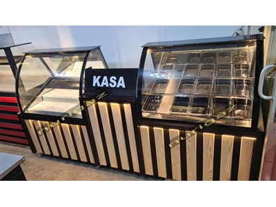2.5m Waffle ve Kumpir Vitrin Tip Buzdolabı - 0