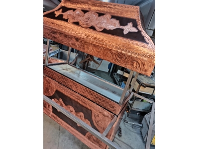 120x70cm Bakır Masalı Takım Bakır Ocakbaşı Mangal - 2