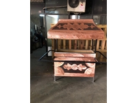 120 Cm Set Copper Barbecue and Copper Bottom Grill Stove - 4