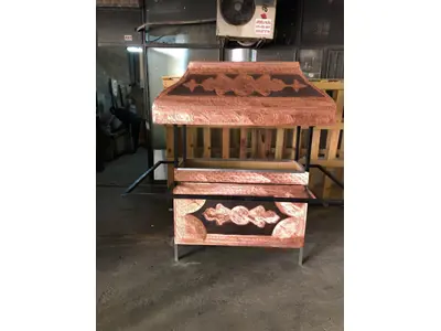 120x70cm Bakır Masalı Takım Bakır Ocakbaşı Mangal