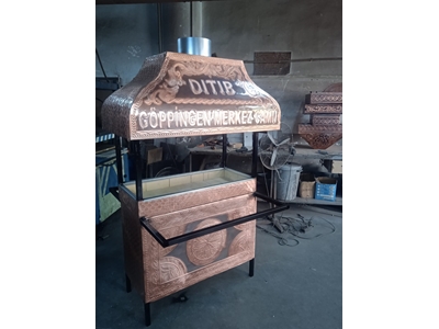 120x70cm Bakır Masalı Takım Bakır Ocakbaşı Mangal - 5