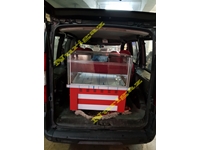 90x65x80 Cm Glazed Vehicle Back Rice Counter - 1