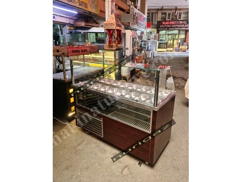 18 Compartment 150X70cm Refrigerated Salatbar Benmari