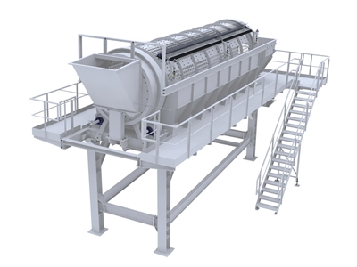 Trommel Electric Waste Sorting Solid Waste Trommel Screen - 3