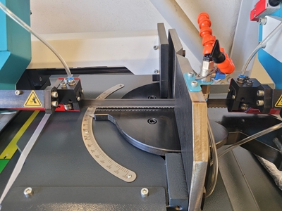 Craft TS275D Semi-Automatic Dual Direction Angle Band Saw - 9