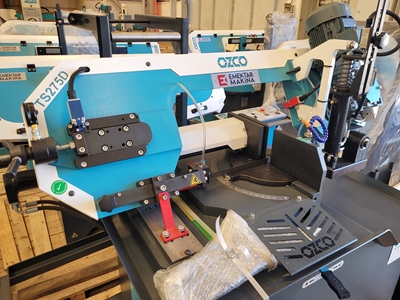 Ozco TS275D Yarı Otomatik Çift Yön Açılı Şerit Testere - 6