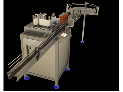 160 Pieces/Minute Round Box Labeling Machine - 0