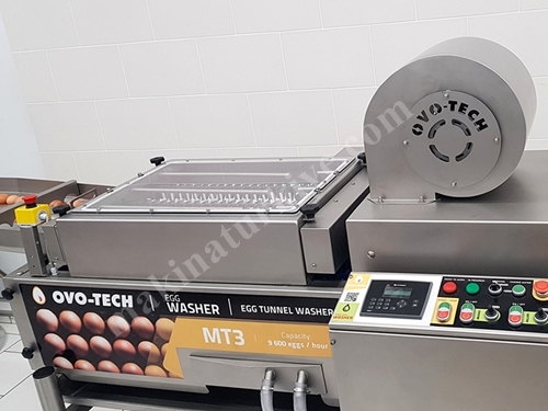 9600 Units/Hour Conveyor Egg Washing Machine