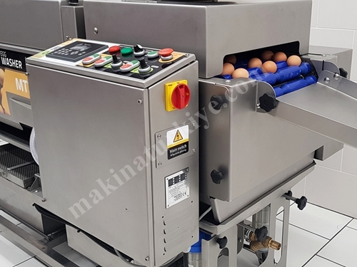 9600 Adet / Saat Konveyörlü Yumurta Yıkama Makinesi