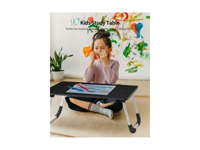 Table d'ordinateur portable multifonctionnelle pliable portable à surface plate - 2