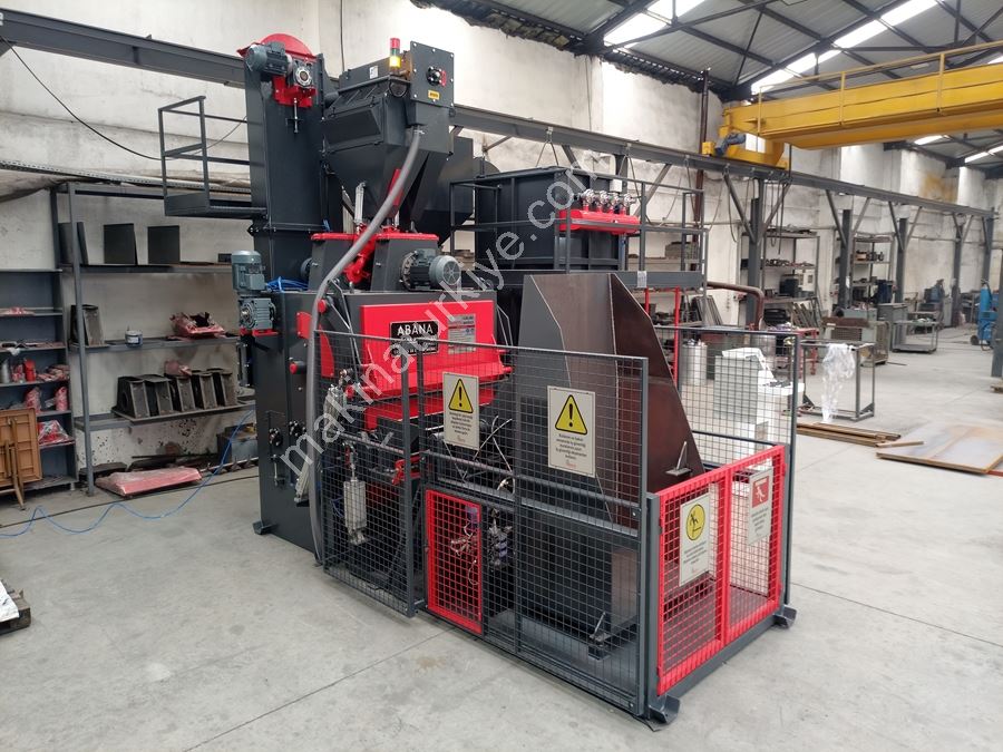 700 Kg Tamburlu Otomatik Kumlama Makinası