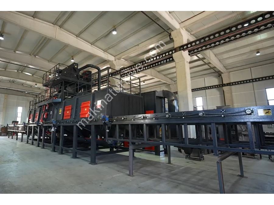 Machine de sablage de type tunnel