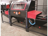 Автоматическая конвейерная пескоструйная машина со встроенным пылесосом - 3