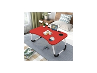 Портативный красный ноутбучный столик серии Атлантик, складной рабочий стол, стол для завтрака - 0