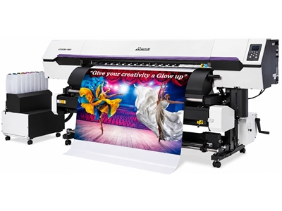 8 Renk 1610 Mm Eko Solvent Dijital Baskı Makinesi