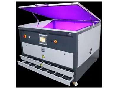 70X100 cm Led UV Fırınlı İpek Kalıp Pozlama Makinası