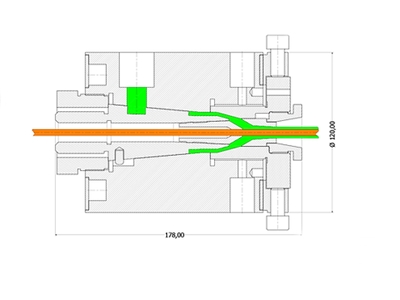 Ø8mm Semi-Automatic Centering Cable Mold - 1