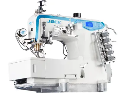 Jack W4-Ut Elektronik İplik Kesicili Etek Reçme Makinası