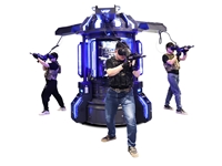9D Vr Virtual Reality Simulator for 3 People Target Game - 2