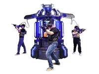 9D Vr Virtual Reality Simulator for 3 People Target Game - 1