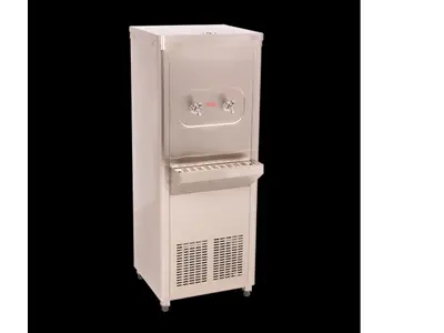 Холодильник с фильтром для воды с оцинкованным корпусом на 80 литров
