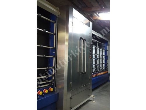 2000 Piece 6 Brush Vertical Glass Processing Machine
