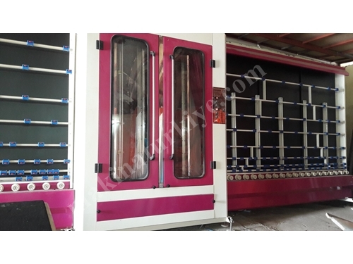 200-Piece 4-Brush Vertical Insulating Glass Washing Machine