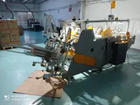60-80 Box/Minute Hamburger Box Folding Gluing Machine
