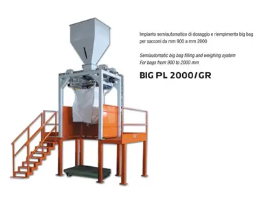 900x2000 mm Bigbag Beutel Füllmaschine