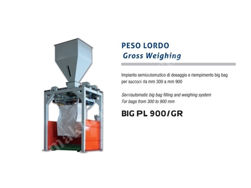 Machine de remplissage de sacs Bigbag de 300x900 mm