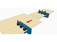 Machine de perforation de trous de film macro à mouvement pneumatique à 8 unités (Ø 0,5-50 mm) - 0