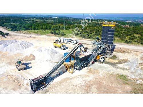 120 M3/Hour Mobile Concrete Plant