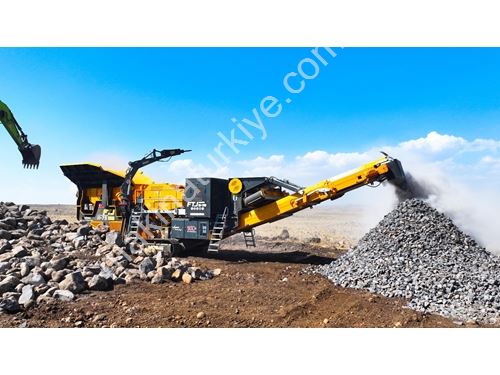 150 - 300 Ton / Hour Mobile Jaw Crusher
