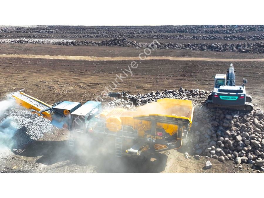 150 - 300 Ton / Hour Mobile Jaw Crusher
