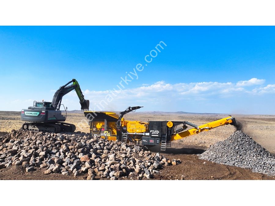 150 - 300 Ton / Hour Mobile Jaw Crusher