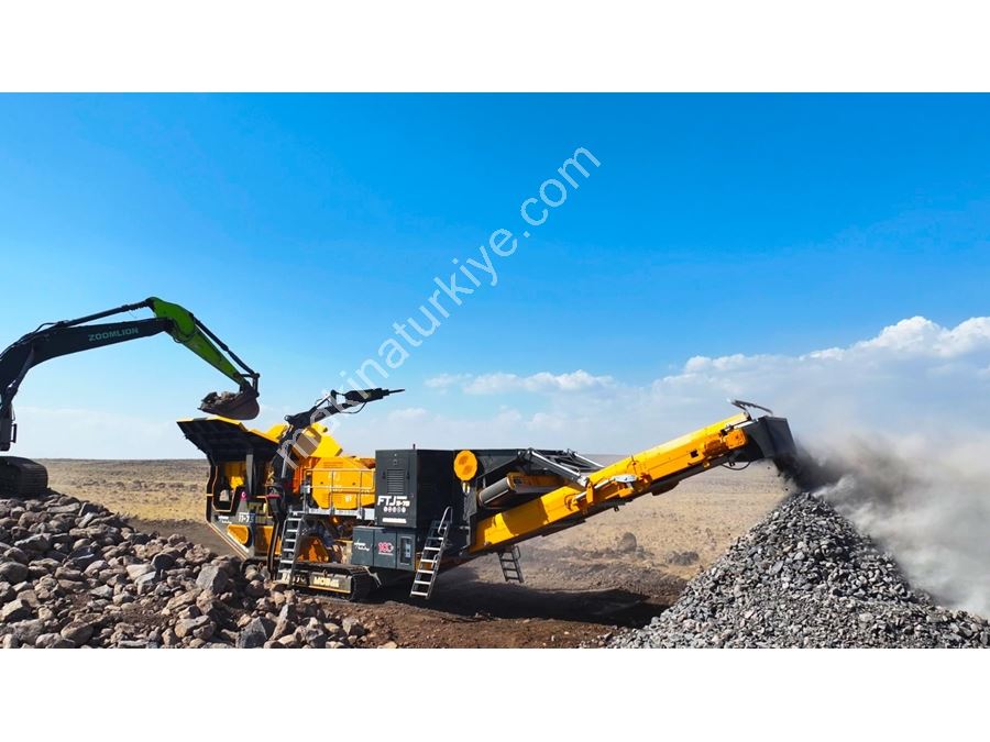 150 - 300 Ton / Hour Mobile Jaw Crusher